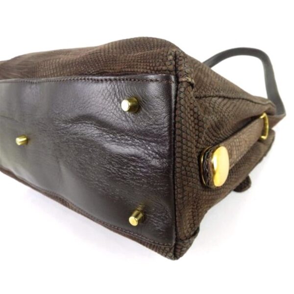 4466-Túi đeo vai-Lizard pattern leather shoulder bag4