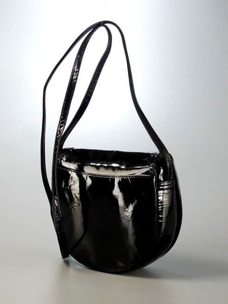 4433-Túi đeo chéo-HANAE MORI patent leather crossbody bag2