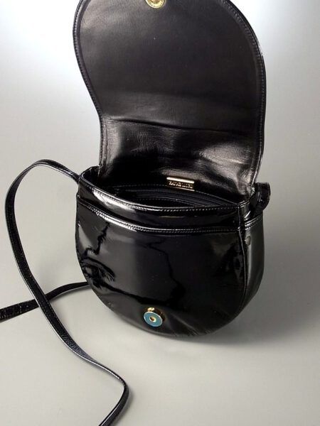 4433-Túi đeo chéo-HANAE MORI patent leather crossbody bag4