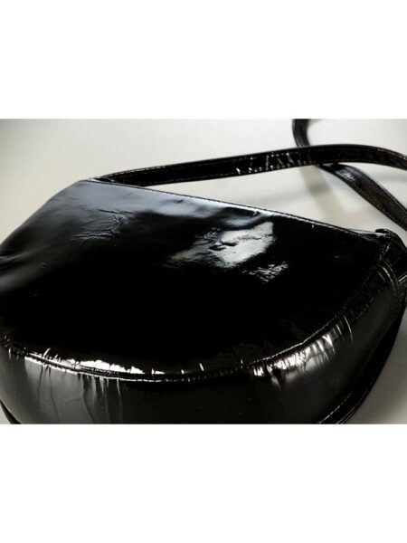 4433-Túi đeo chéo-HANAE MORI patent leather crossbody bag6