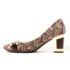 3839-Giầy nữ (used)-Size 36-MISSONI Italy cloth square toe shoes1