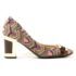 3839-Giầy nữ (used)-Size 36-MISSONI Italy cloth square toe shoes0