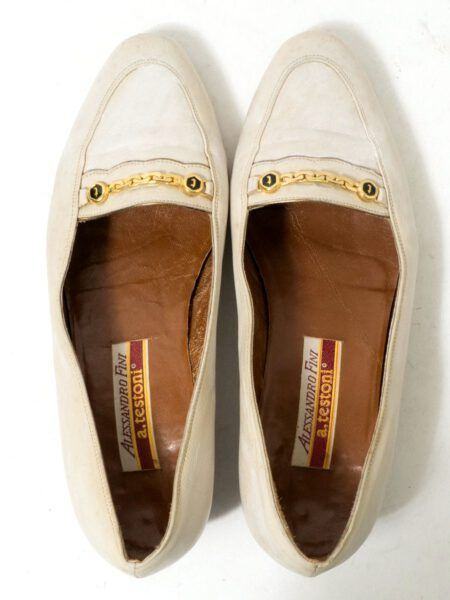 3868-Giầy bệt nữ (used)- A.TESTONI ALESSANDRO FINI Italy loafers-Size 35.50