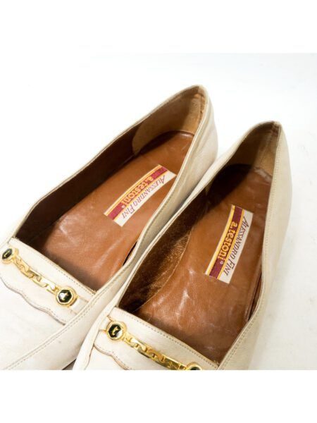 3868-Giầy bệt nữ (used)- A.TESTONI ALESSANDRO FINI Italy loafers-Size 35.56