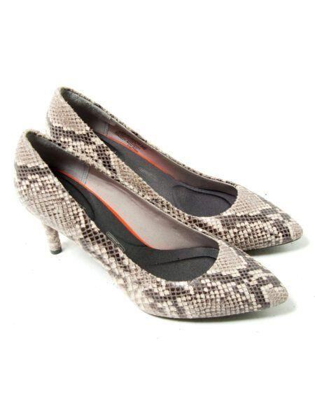3871-Giầy cao gót nữ (liked new)-Size 25cm-ROCKPORT python leather pumps0