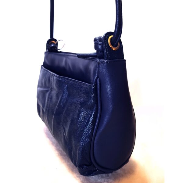 4480-Túi đeo chéo-Dark blue leather crossbody bag2