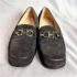 3832-Size 37-37.5-SALVATORE FERRAGAMO suede leather shoes-Giầy da nữ-Đã sử dụng3