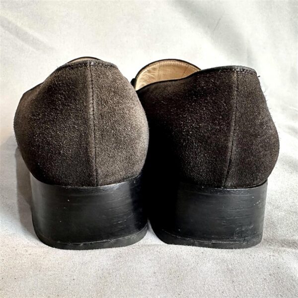3832-Size 37-37.5-SALVATORE FERRAGAMO suede leather shoes-Giầy da nữ-Đã sử dụng9