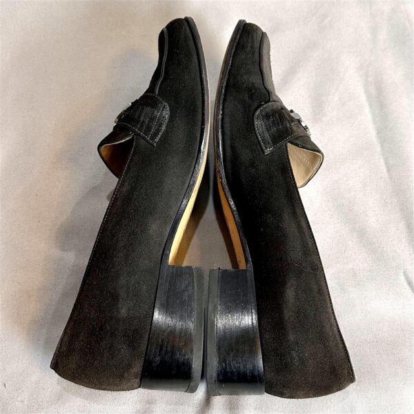 3832-Size 37-37.5-SALVATORE FERRAGAMO suede leather shoes-Giầy da nữ-Đã sử dụng10