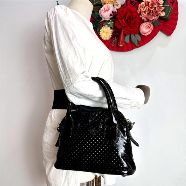4422-Túi xách tay/đeo chéo-LANZETTI patent leather mini satchel bag1