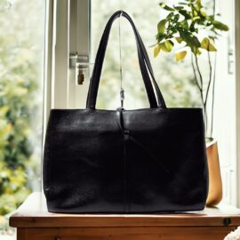 4405-Túi xách tay-MONTOWA leather tote bag