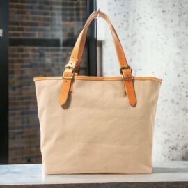 4441-Túi xách tay-TROIS CLEFS cloth tote bag