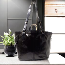 4434-Túi xách tay/đeo vai-REI Japan leather tote bag