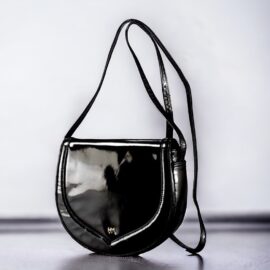 4433-Túi đeo chéo-HANAE MORI patent leather crossbody bag