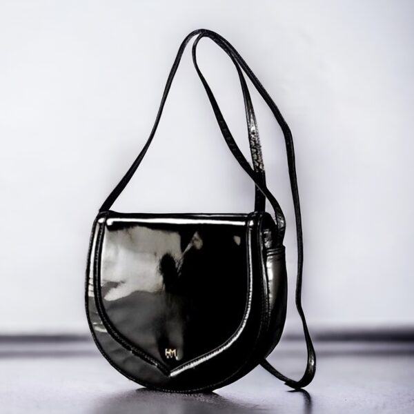 4433-Túi đeo chéo-HANAE MORI patent leather crossbody bag0