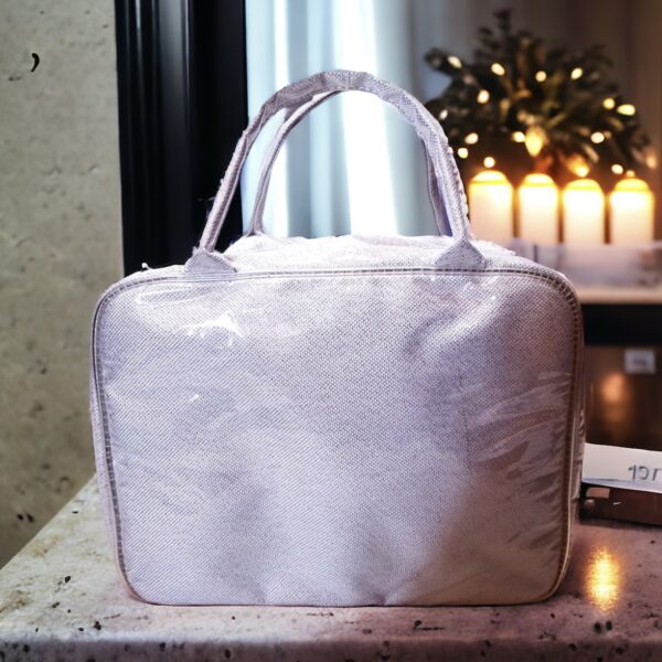 3817-Túi xách tay-LANCOME cosmetic nylon handbag-Như mới0