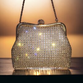3810-Túi xách tay đính đá-Luxurious beading small evening handbag