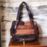 4489-Túi xách tay-Multi exotic leather handmade tote bag0