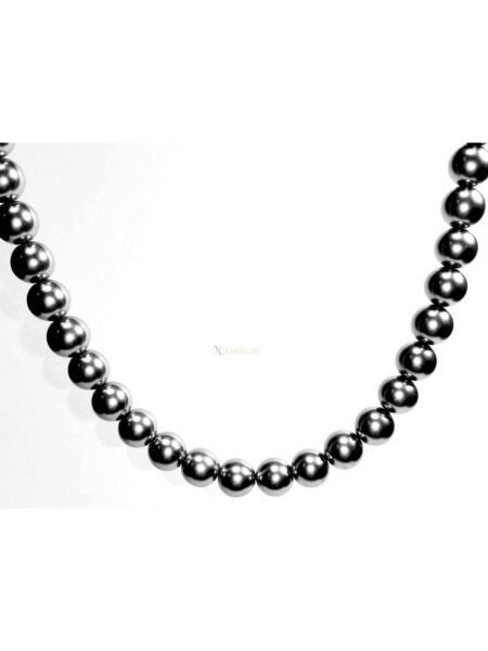 0837-Dây chuyền nữ-Artificial black pearl necklace0
