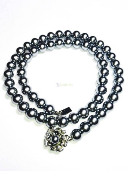 0837-Dây chuyền nữ-Artificial black pearl necklace4