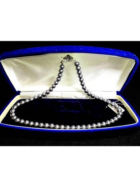 0837-Dây chuyền nữ-Artificial black pearl necklace5