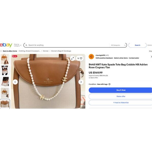 4487-Túi xách tay/đeo chéo-KATE SPADE Saturday satchel bag-Khá mới23