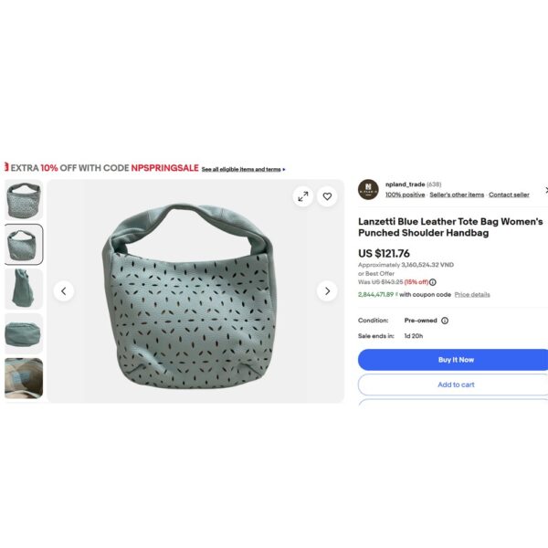 4422-Túi xách tay/đeo chéo-LANZETTI patent leather mini satchel bag-Gần như mới14