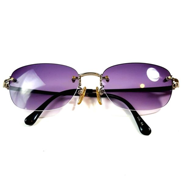5683-Kính mát nam/nữ-Khá mới-PARIS PAS 0351 rimless sunglasses14
