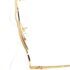 5634-Gọng kính nam (used)-HOYA No729 gold 14k half rim eyeglasses frame6