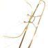 5634-Gọng kính nam (used)-HOYA No729 gold 14k half rim eyeglasses frame13