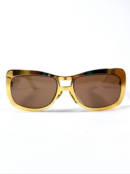 5660-Kính mát nữ (used)-GUCCI GG 2617 gold plated sunglasses3
