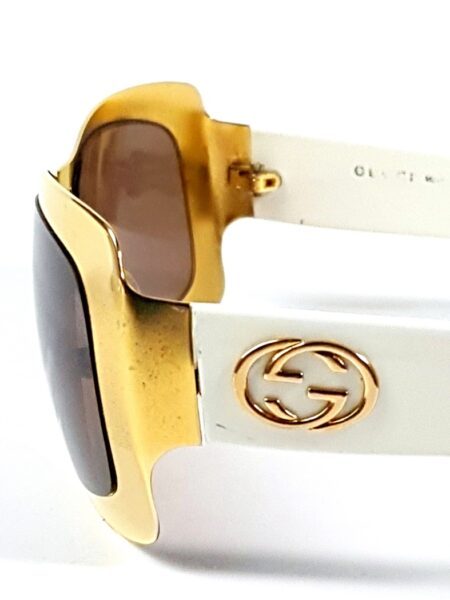 5660-Kính mát nữ (used)-GUCCI GG 2617 gold plated sunglasses9