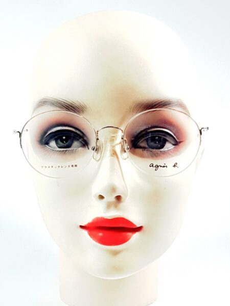 5816-Gọng kính nữ/nam (new)-AGNES B AB 1036 half rim eyeglasses frame1