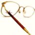 5810-Gọng kính nữ-Mới/chưa sử dụng-AIZO japan Gold plated 1705 eyeglasses frame7