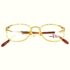 5810-Gọng kính nữ-Mới/chưa sử dụng-AIZO japan Gold plated 1705 eyeglasses frame16