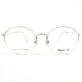5816-Gọng kính nữ/nam (new)-AGNES B AB 1036 half rim eyeglasses frame