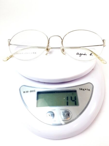 5816-Gọng kính nữ/nam (new)-AGNES B AB 1036 half rim eyeglasses frame17