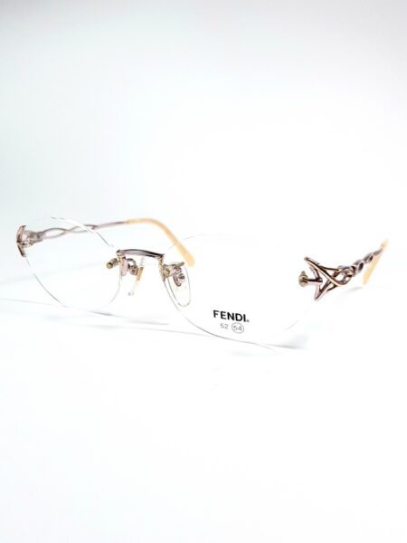 5764-Gọng kính nữ (new)-FENDI FE 8018 rimless eyeglasses frame2