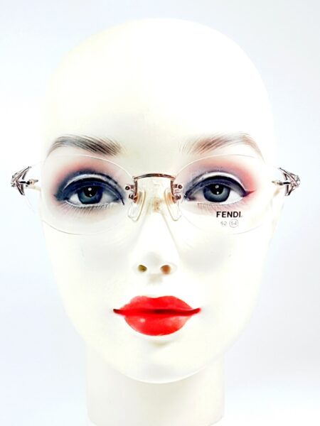 5764-Gọng kính nữ (new)-FENDI FE 8018 rimless eyeglasses frame1