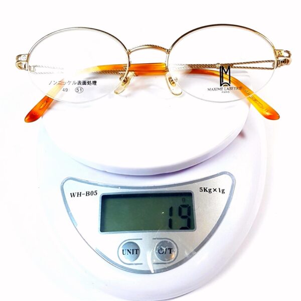 5780-Gọng kính nữ-Mới/Chưa sử dụng-MAXIME LABEYRIE MX2001 half rim eyeglasses frame22