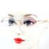 5780-Gọng kính nữ-MAXIME LABEYRIE MX2001 half rim eyeglasses frame0