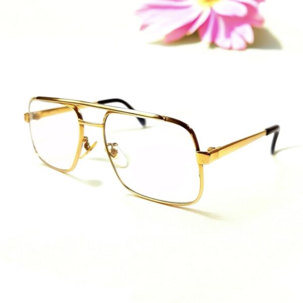 5663-Kính trong nam-Đã sử dụng-METZLER Gold filled 7616 AGC eyeglasses0