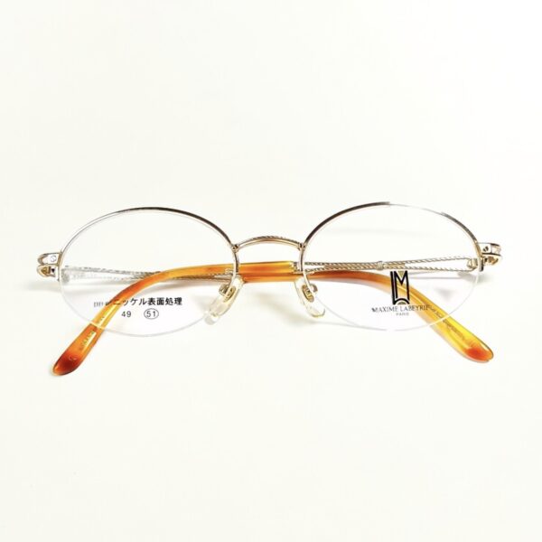 5780-Gọng kính nữ-Mới/Chưa sử dụng-MAXIME LABEYRIE MX2001 half rim eyeglasses frame0