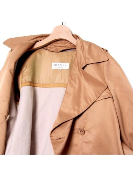 9901-Áo khoác nữ-BIANCA Epoca khaki trench coat-size 36~size S6