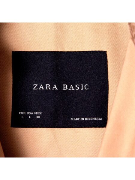 9903-Áo khoác dài nữ-ZARA Basic trench coat size L3
