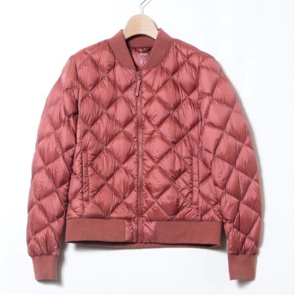 9912-Áo khoác/Áo phao nữ-UNIQLO Quilted Puffer Bomber Jacket-Size M1