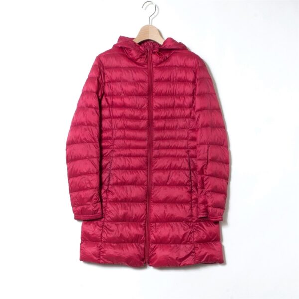 9928-Áo khoác/Áo phao nữ dài-UNIQLO light weight puffer long jacket-Size M0