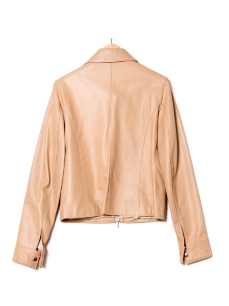 9929-Áo khoác da nữ-OLIVIERI Venezia Italy leather jacket-Size M1