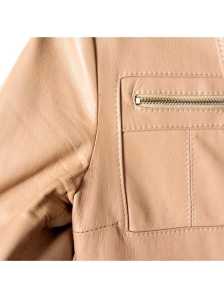 9929-Áo khoác da nữ-OLIVIERI Venezia Italy leather jacket-Size M3