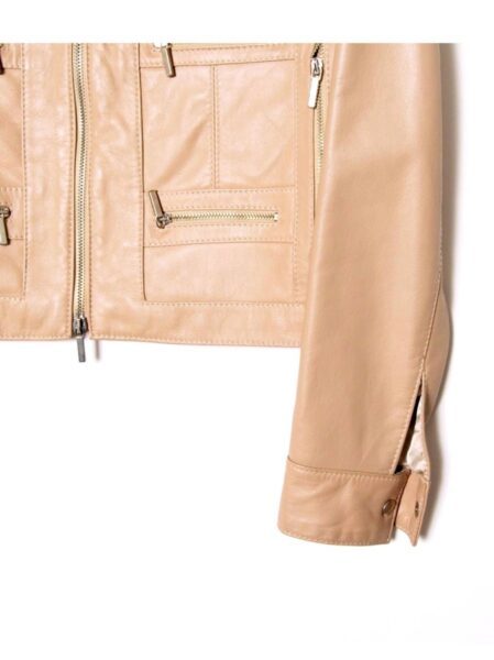 9929-Áo khoác da nữ-OLIVIERI Venezia Italy leather jacket-Size M4